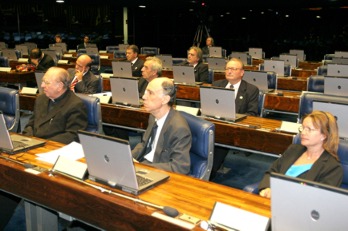 Sessão no plenário